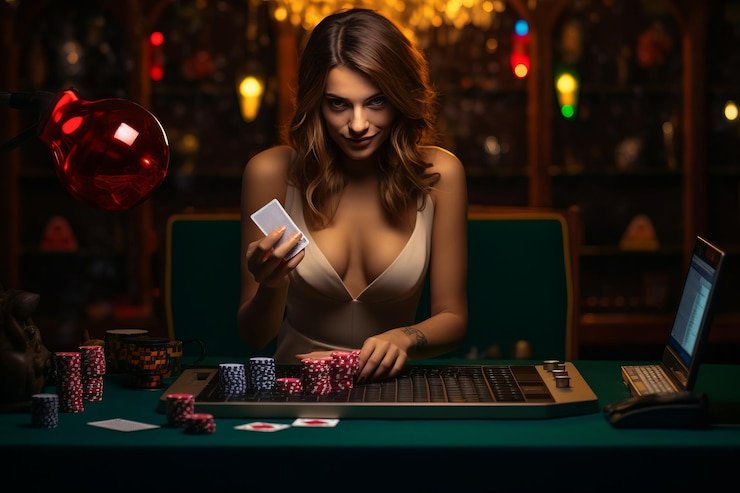 angka petir mobile app interface showing live blackjack table and navigation menu